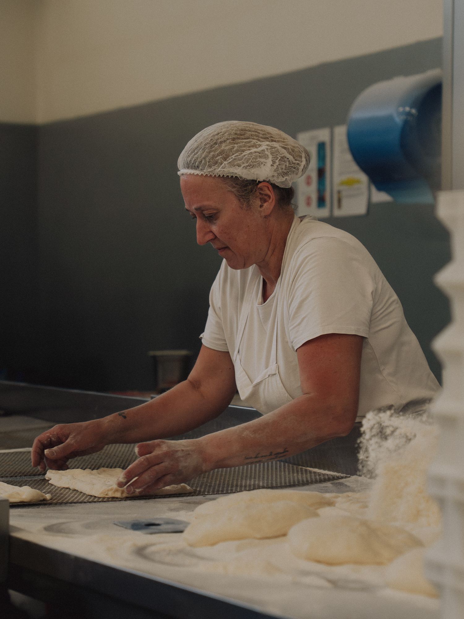Stesura a mano nel laboratorio