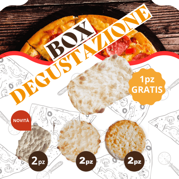 Box Degustazione da 6 pezzi +1 Gratis