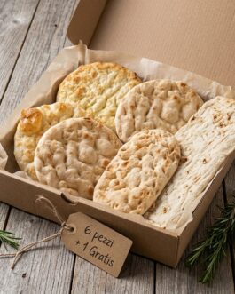 Box Degustazione da 6 pezzi + 1 Gratis